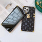 Back Cover Square Leather Phone Case