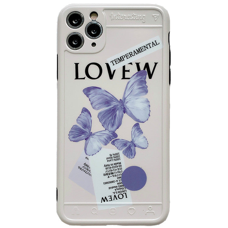 Purple Butterfly Phone Case Cover