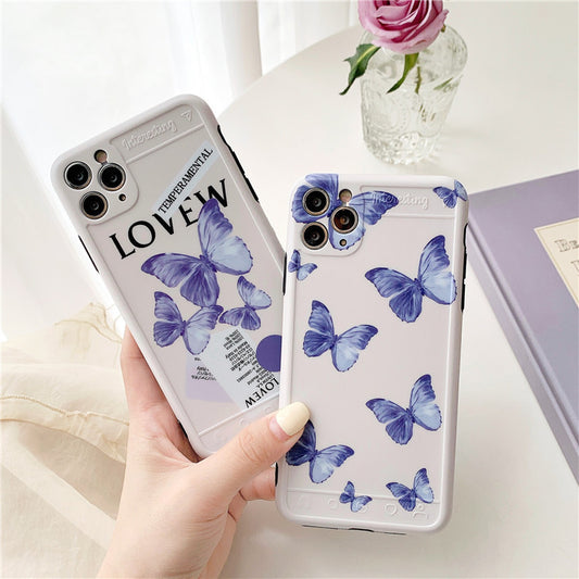 Purple Butterfly Phone Case Cover