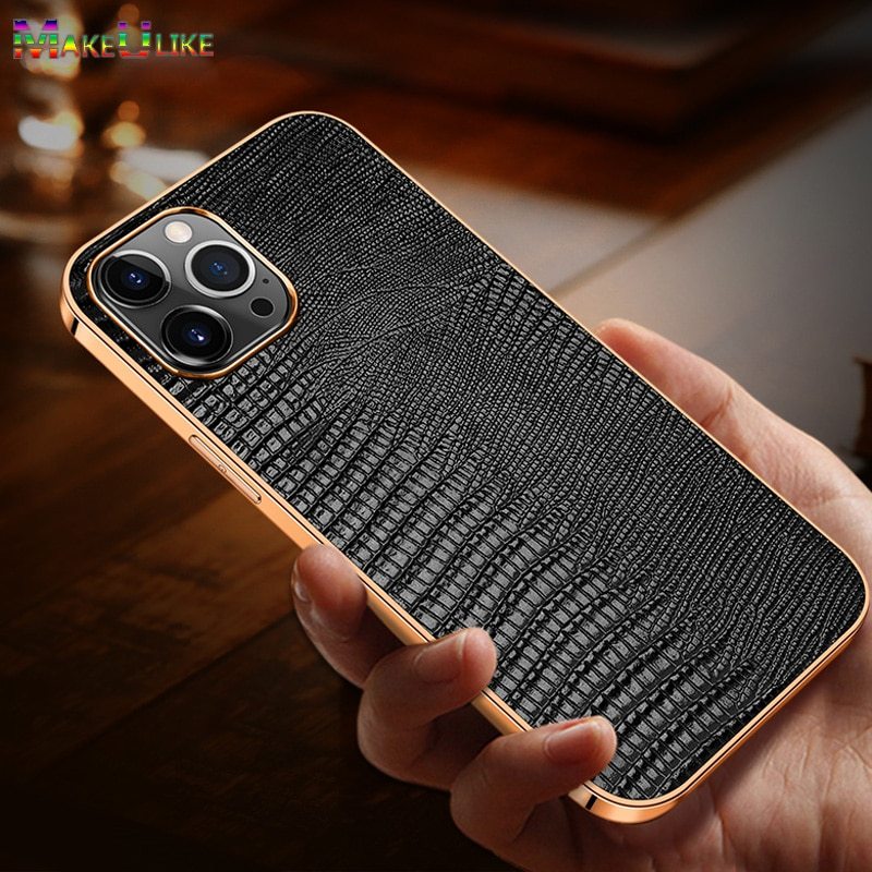 Lizard Pattern Protective Cover - Compatible with Apple.