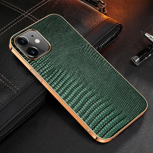 Lizard Pattern Protective Cover - Compatible with Apple.