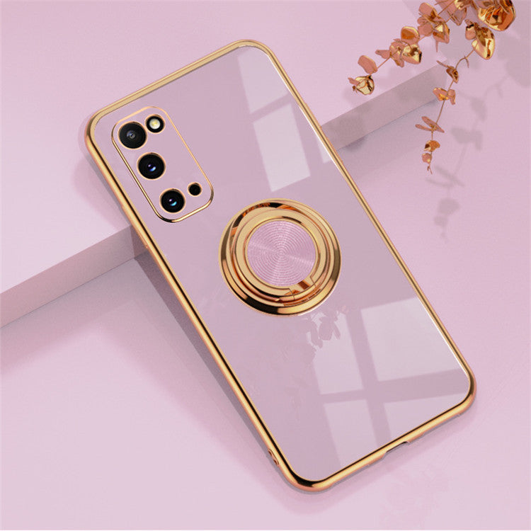 Mobile Phone Case Ring Buckle Magnetic Car Electroplating Protective Cover