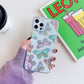 Laser Butterfly Floral Soft Cover for iPhone 11/12, XS, XR, 7/8 Plus