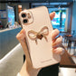 Mobile Phone Case Electroplating Creative Love Protective Cover