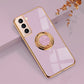 Mobile Phone Shell 6D Electroplating Ring Buckle Magnetic Car All-inclusive Protective Cover