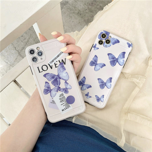 Purple Butterfly Phone Case Cover