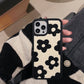 Plush Flowers Are Suitable For Ladies Autumn And Winter Mobile Phone Cases