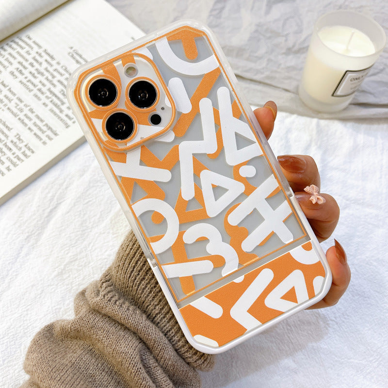 Graffiti English Silicone Phone Case Cover