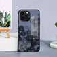 Flower Glass Phone Case Protective Cover