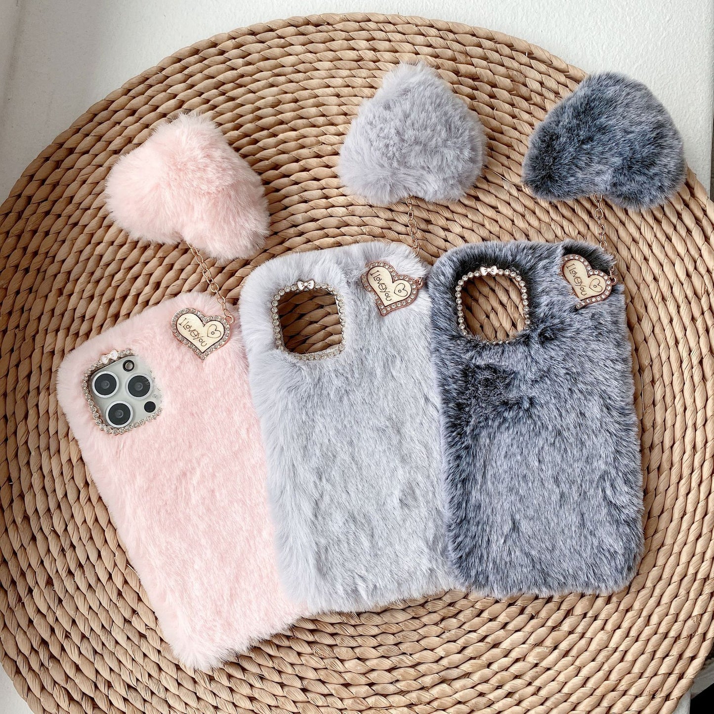 Fashion Simple Plush Phone Case Cover