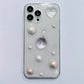 Ins Wind Crystal Niche Love Mobile Transparent Epoxy Protective Cover