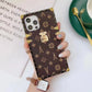 Back Cover Square Leather Phone Case