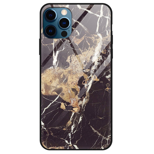 Glass Phone Case Marble Protective Cover